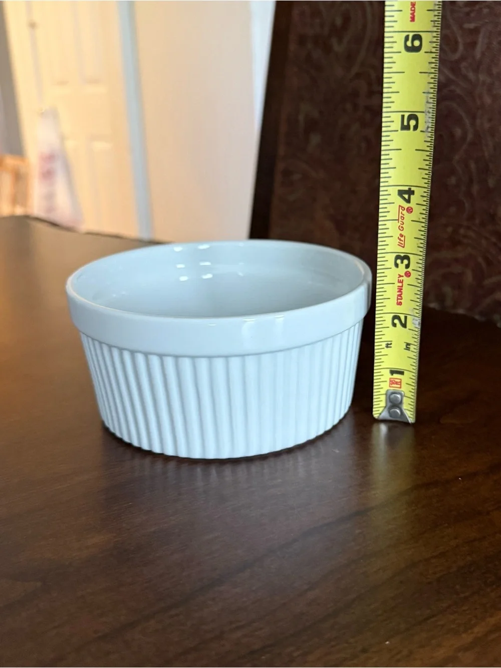 Set of 3 Vintage Pier 1 Ceramic Soufflé Bowls - Assorted Sizes 5”, 6.75” & 8”